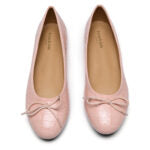 Amelie Pale Pink Patent Crocodile Leather (AML1471)