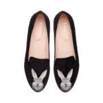 Hefner Black Velvet Bunny Embroidery (HFF132)