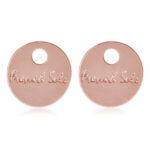 French Sole Shoe Charms Rose Gold Metal (SJ03)