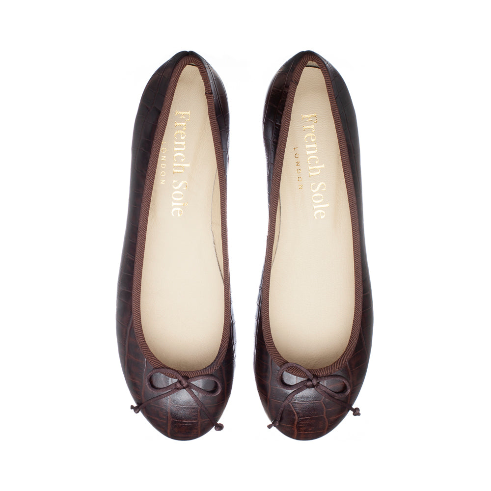 Lola Brown Matte Crocodile Leather (LOL32) image 3