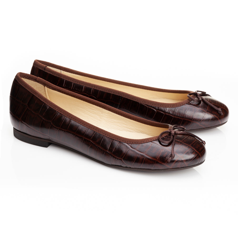 Lola Brown Matte Crocodile Leather (LOL32) image 2